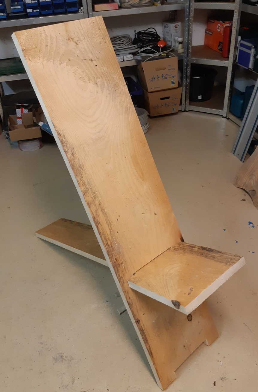 Schritt 3 – von der Zeichnung zum&nbsp;Stuhl